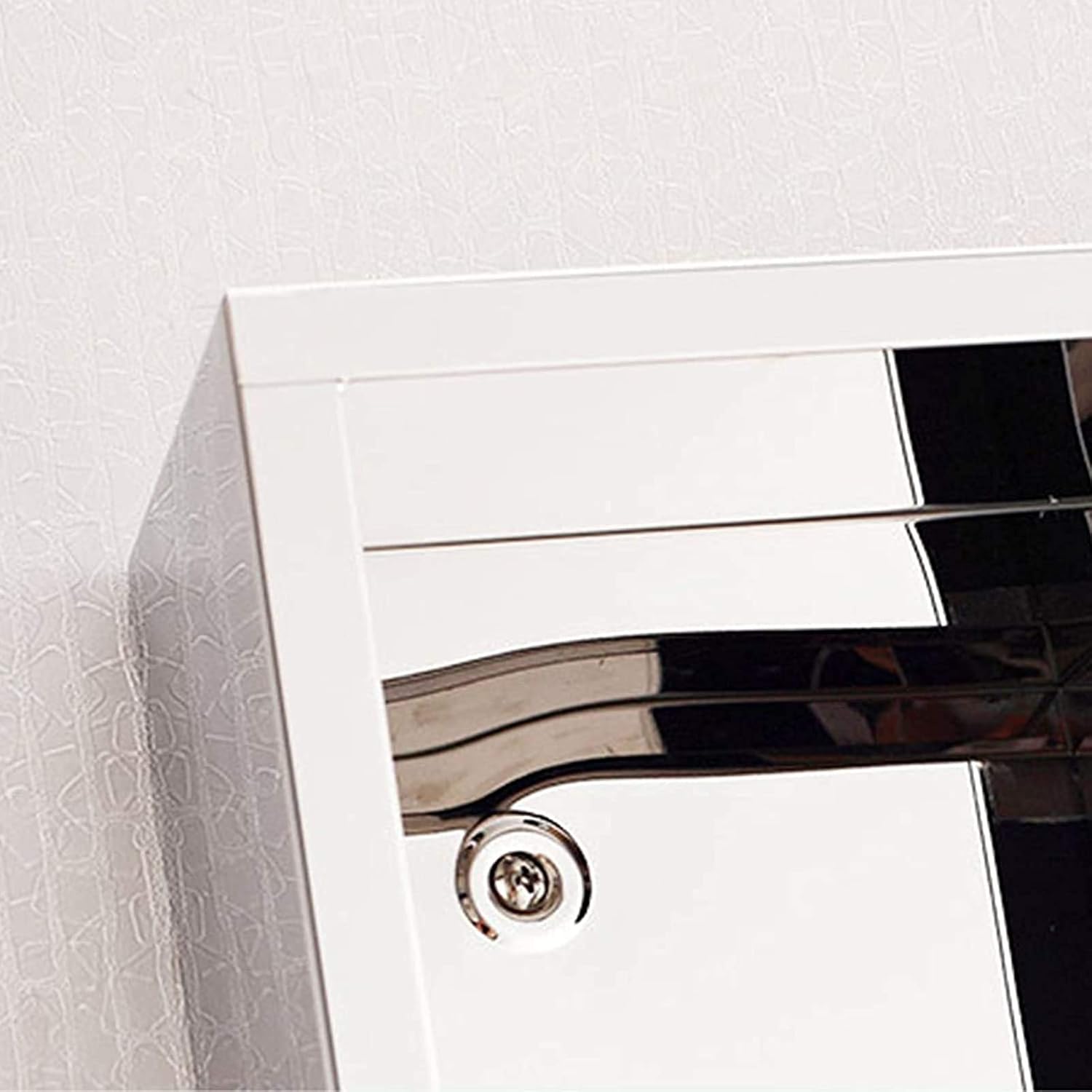 Mirrors for Bathroom Thicken WallMounted Stainless Steel Mirror Cabinet Multipurpose Storage Organizer Medicine Cabinet with Sliding Door