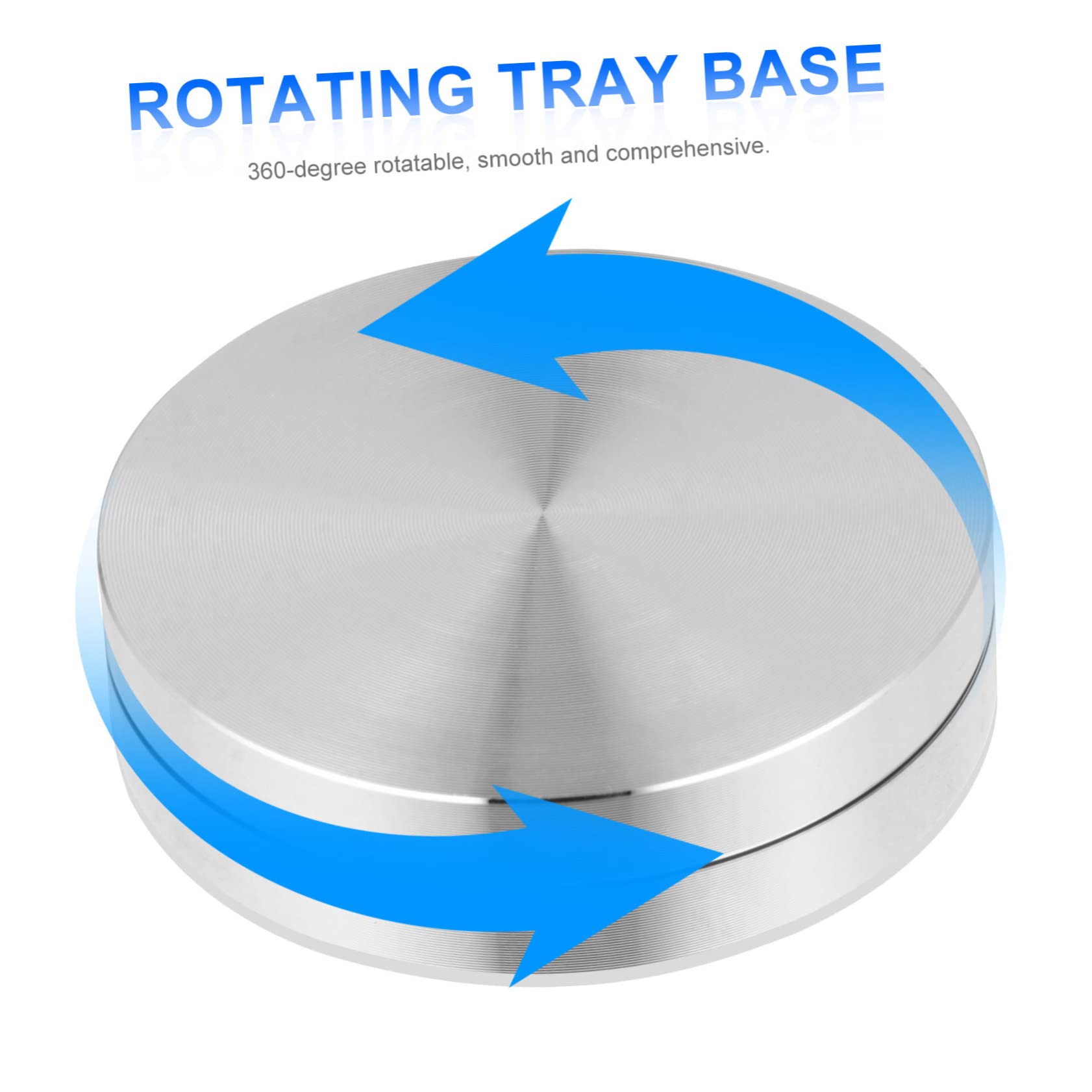 TOPBATHY 15piezas Plato Giratorio Para Tartas Base De y Rodamiento De Soporte Para Decoración De Pasteles y Exhibición De Comida De Rotación Para Cocinas