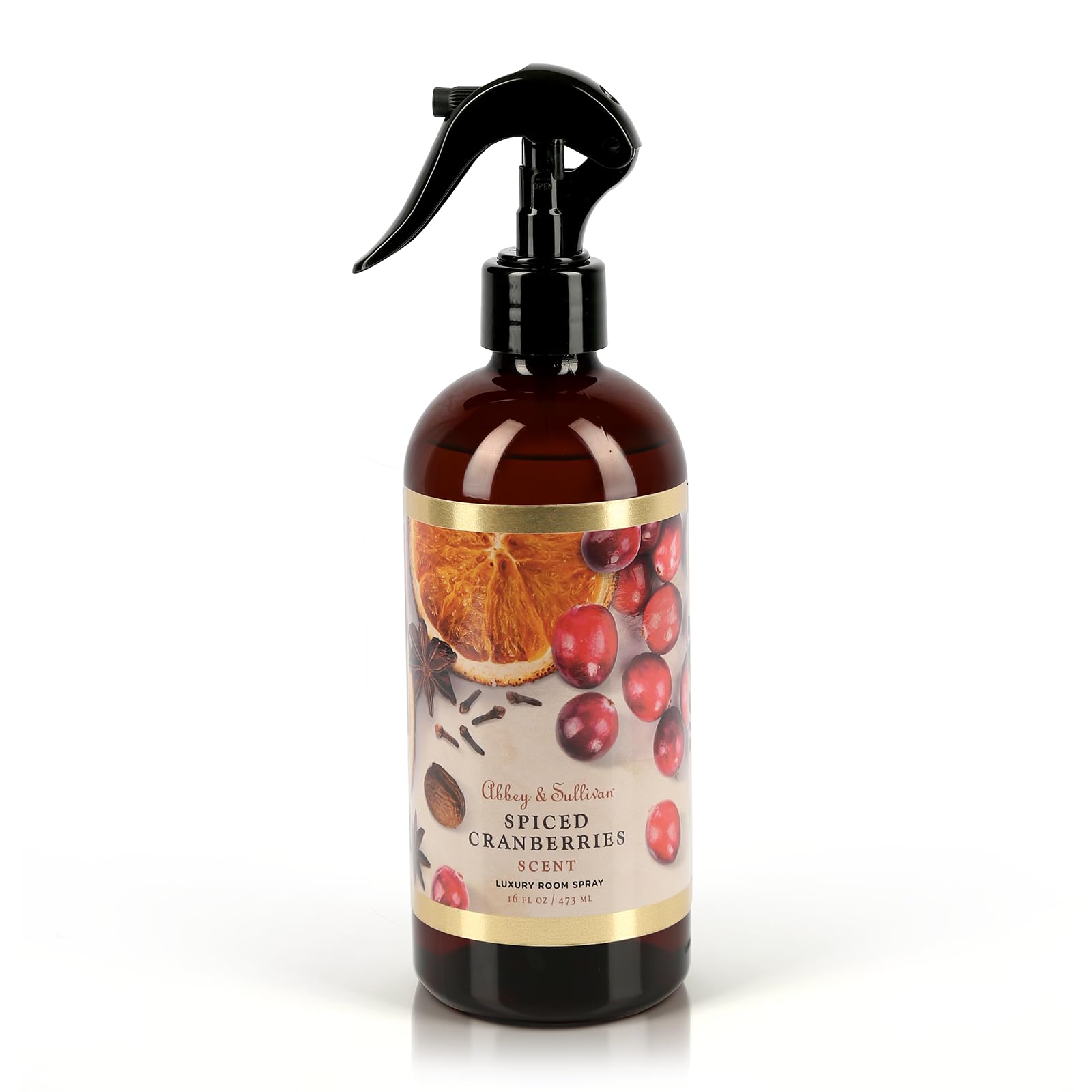 Abbey & Sullivan Room Spray, Spiced Cranberries, 16 oz.