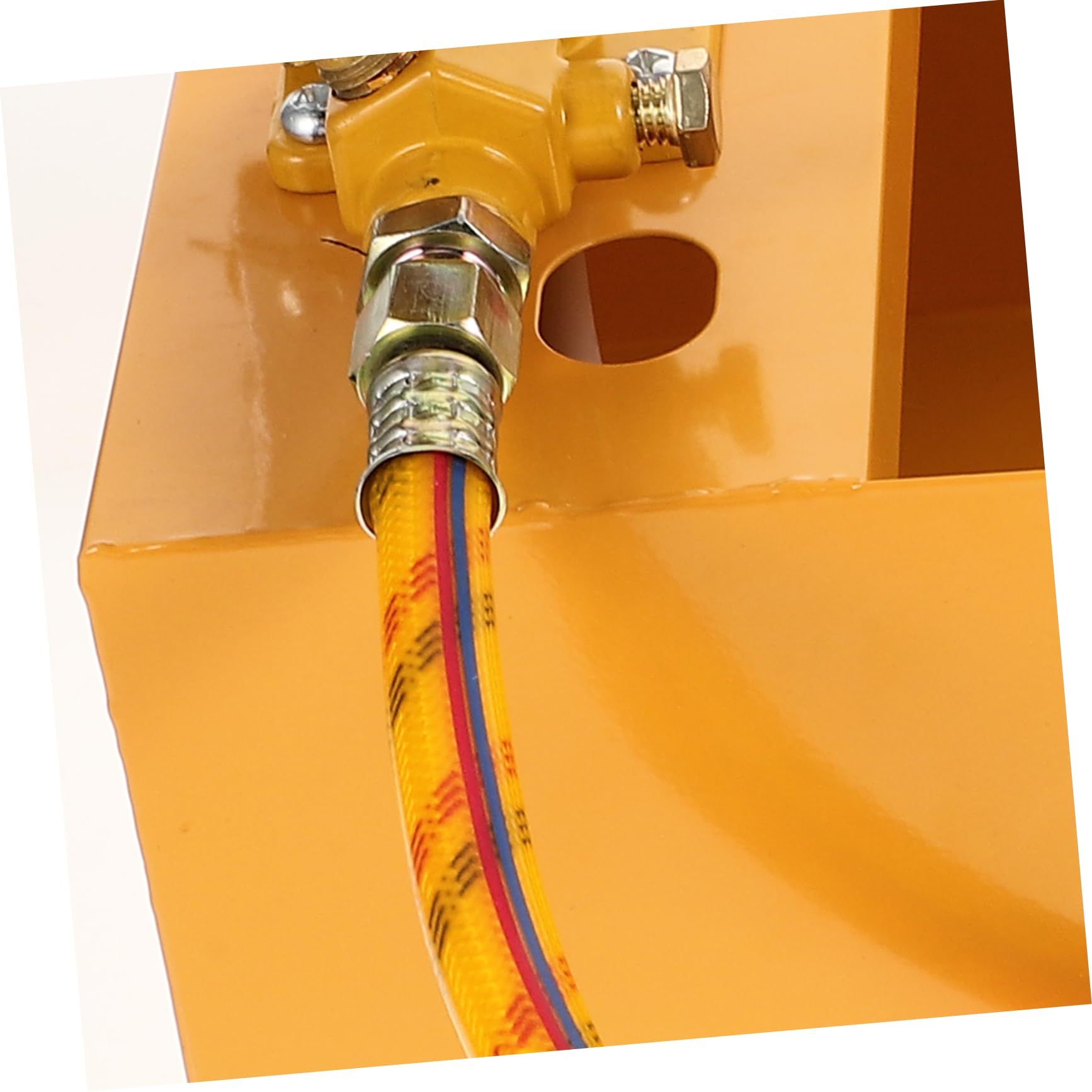Luxshiny Pompa Pressione Acqua Manuale per Prove Idrauliche e Test di Pressione, Manometro Grande, Lettura Chiara, per Acqua e Olio Idraulico Colore Casuale Stile Casuale