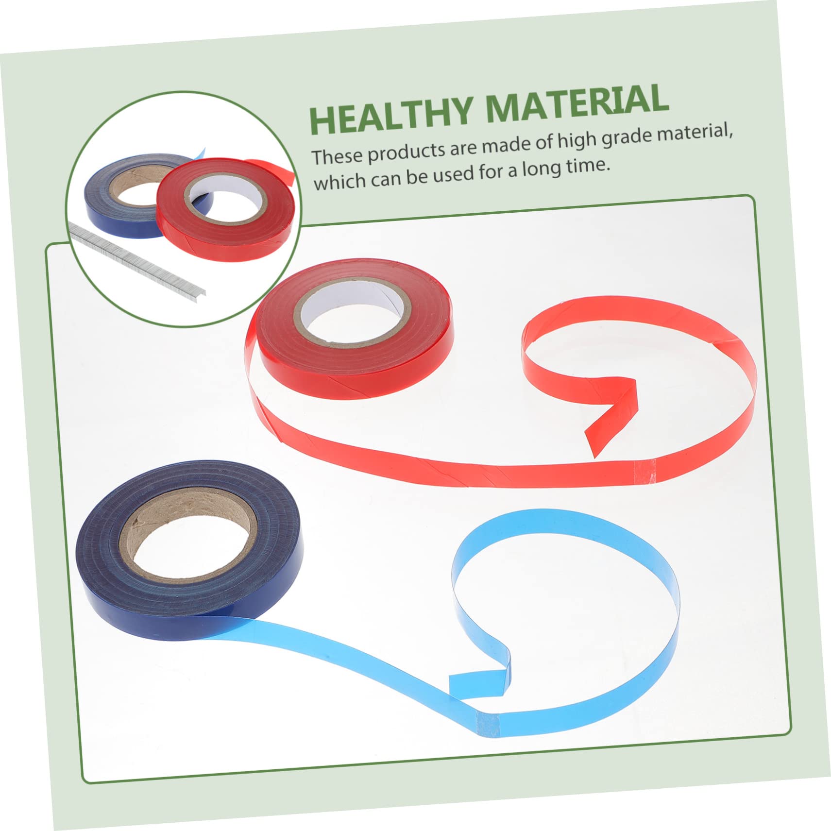 BESTonZON 20rollen Pflanzenbinder Wiederverwendbares Gartenband Aus PVC Astbänder Für Pflanzen Ranken Und Bäume Dehnbar Und Wetterbeständig