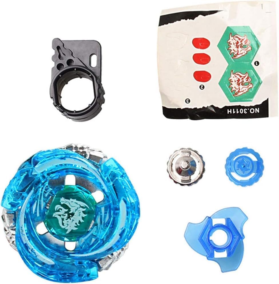 Image of Funstars Metal Fury Spinning Battling Top with Launcher (BB98 Blue)