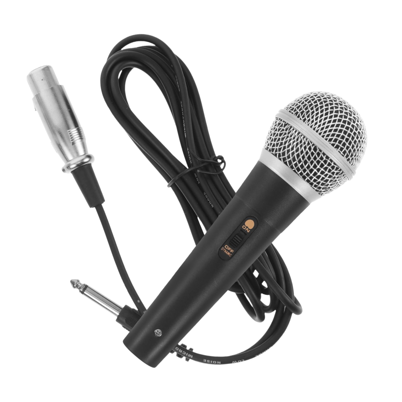 CIMAXIC Handheld Corded Microphone Moving Coil Microphone Replacement Dynamic Mic for Singing Wired Vocal Mic for Events