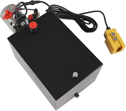 Miniatura 5 de Unidad de potencia hidráulica Bomba hidráulica de doble efecto de 20 cuartos de galón 3KW 12V DC Bomba hidráulica eléctrica Unidad de paquete de