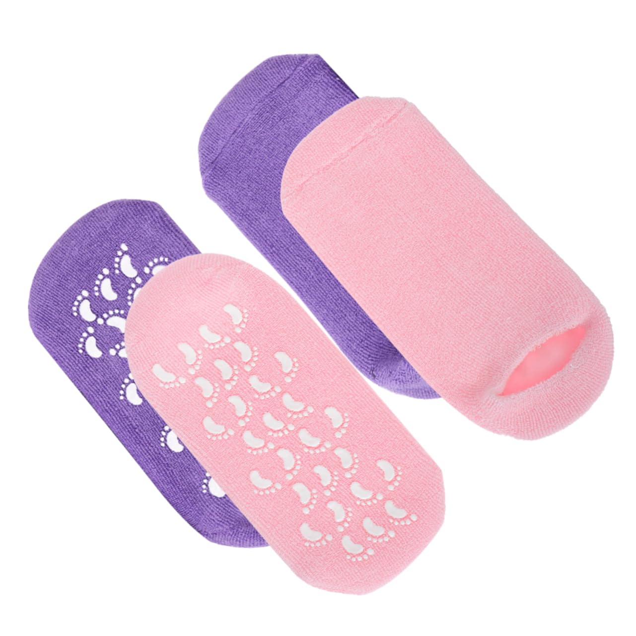SOESFOUFU Heel Socks Moisturizing Spa Socks Elastic Foot Covers for Foot Sizes