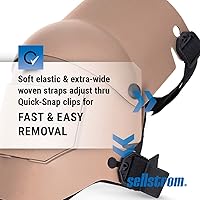Vista 32 de Sellstrom S96211, rodillera Knee Pro universal híbrida ultra flexible con gel, color negro y naranja