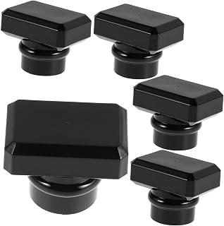5pcs Plastic Perfume Bottle Caps Round Seal Screw Caps Replacement Bottle Fragrance Perfume Lid