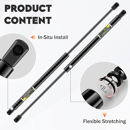 Miniatura 5 de Soporte de elevación de capó delantero amortiguadores para Infiniti G37 2007-2013 y Q60 2014-2015, SG471006 6471 65470JL00A PM3142