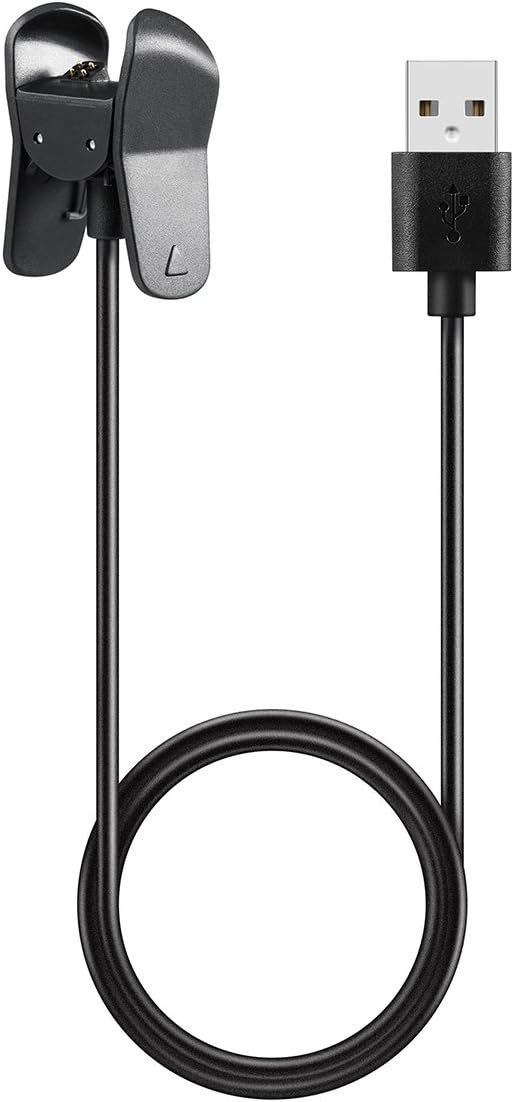 Kissmart Charger for Garmin Vivosmart 3 Smart Wristband (3.3ft/1m) | Replacement Charging Cable Clip Cord for Garmin Vivosmart 3