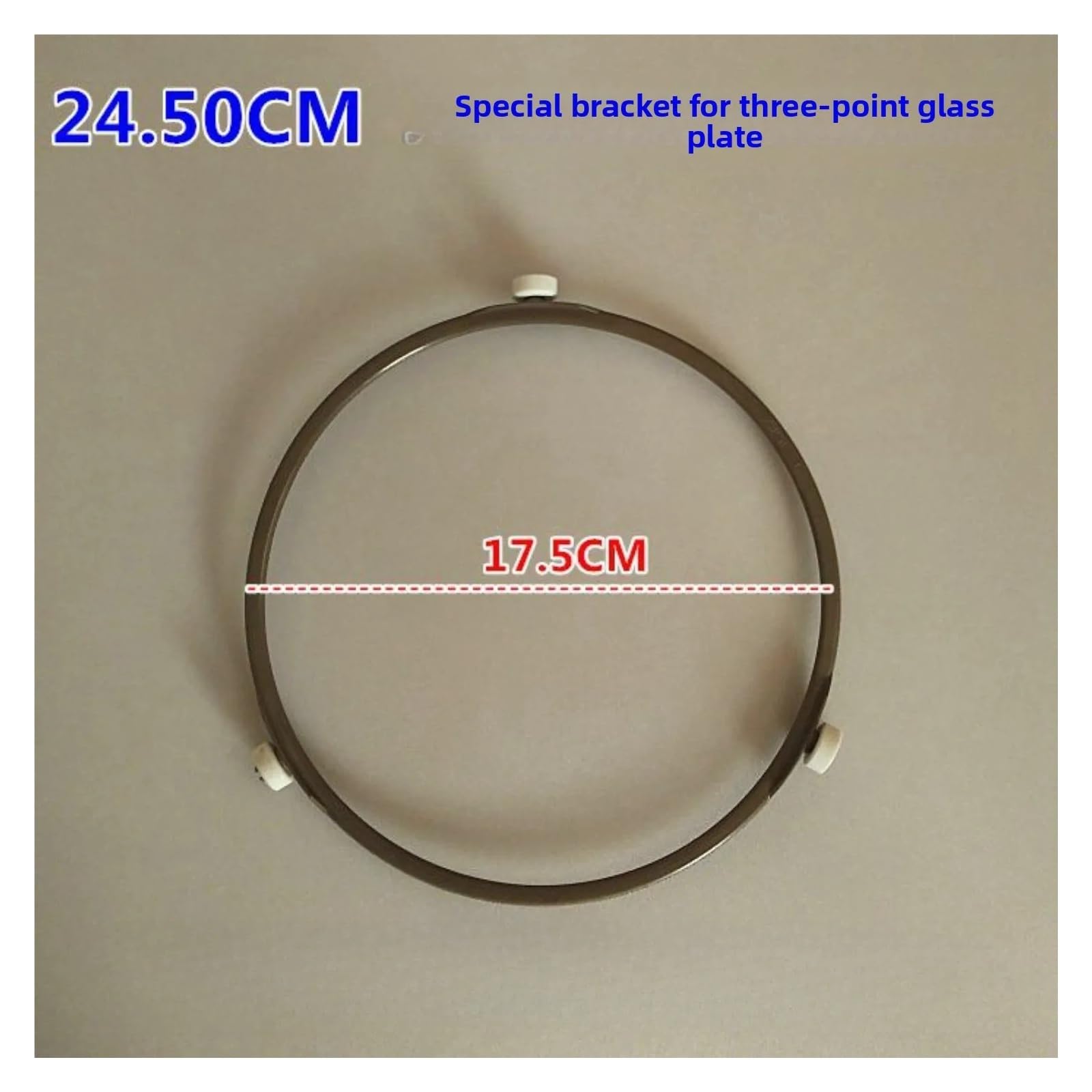Support D'anneau De Rouleau De Plateau Tournant De Four À Micro-ondes, Compatible for Panasonic, Plastique 178mm, Compatible for Siemens, Pièce