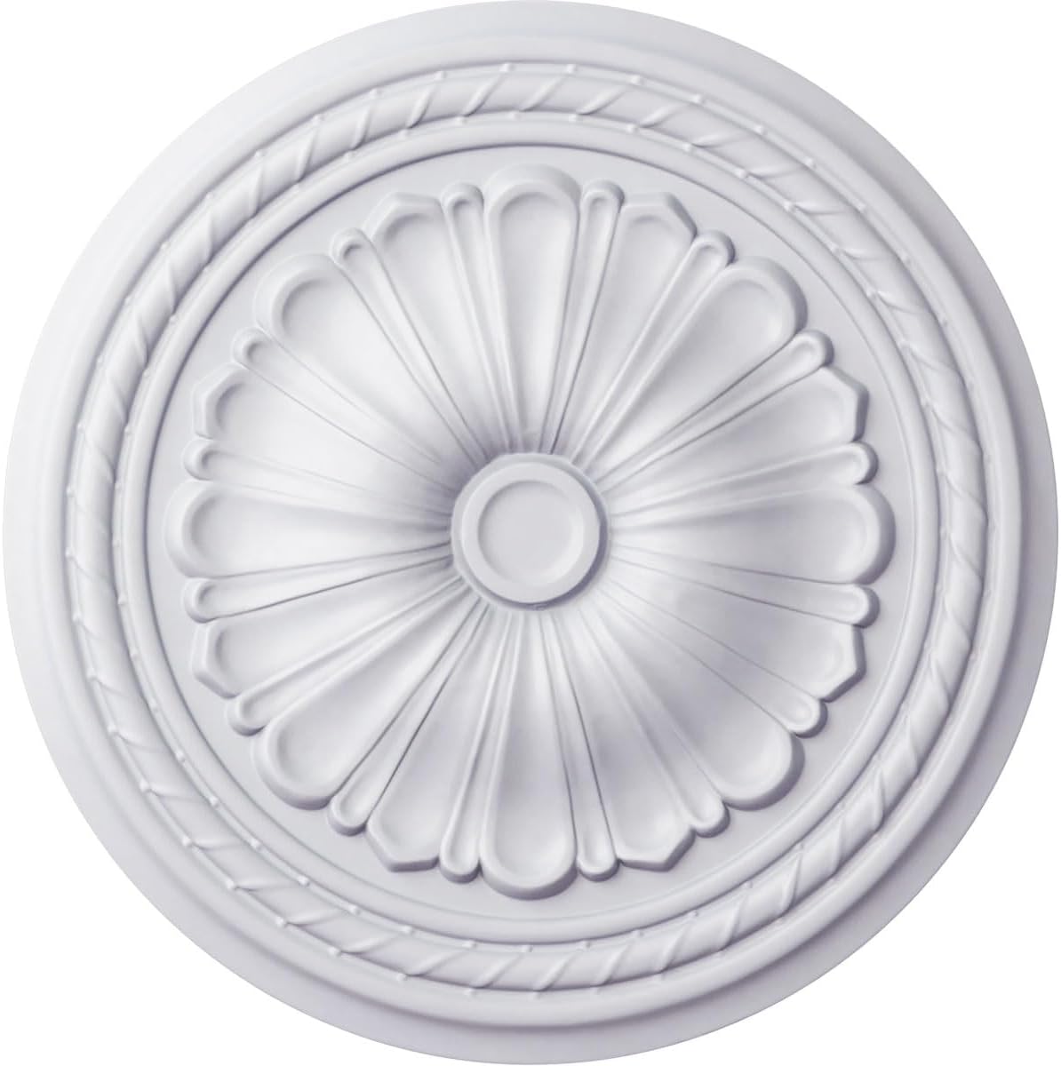 Ekena Millwork CM20AL 20 1/2-Inch OD x 2-Inch ID x 1 7/8-Inch P Alexa Ceiling Medallion