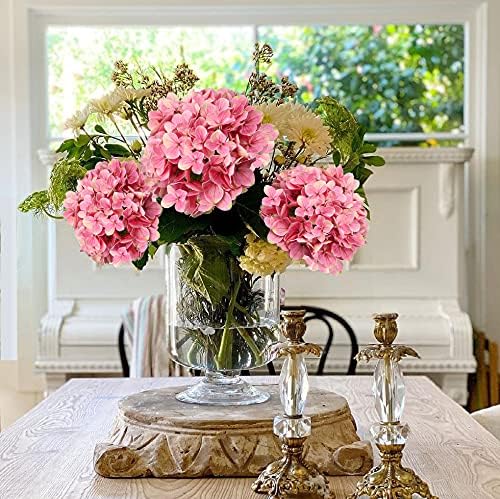 Briful Hydrangea Artificial Flowers Real Touch Hydrangea Flower - Image 5