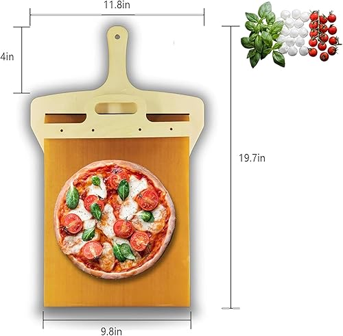 Miniatura 6 de Sliding Pizza PeelPala Pizza Scorrevole, The Pizza Peel That Transfers Pizza Perfectly Pizza Peel Shove Pizza Peel Shovel With HandleDishwasher Safe