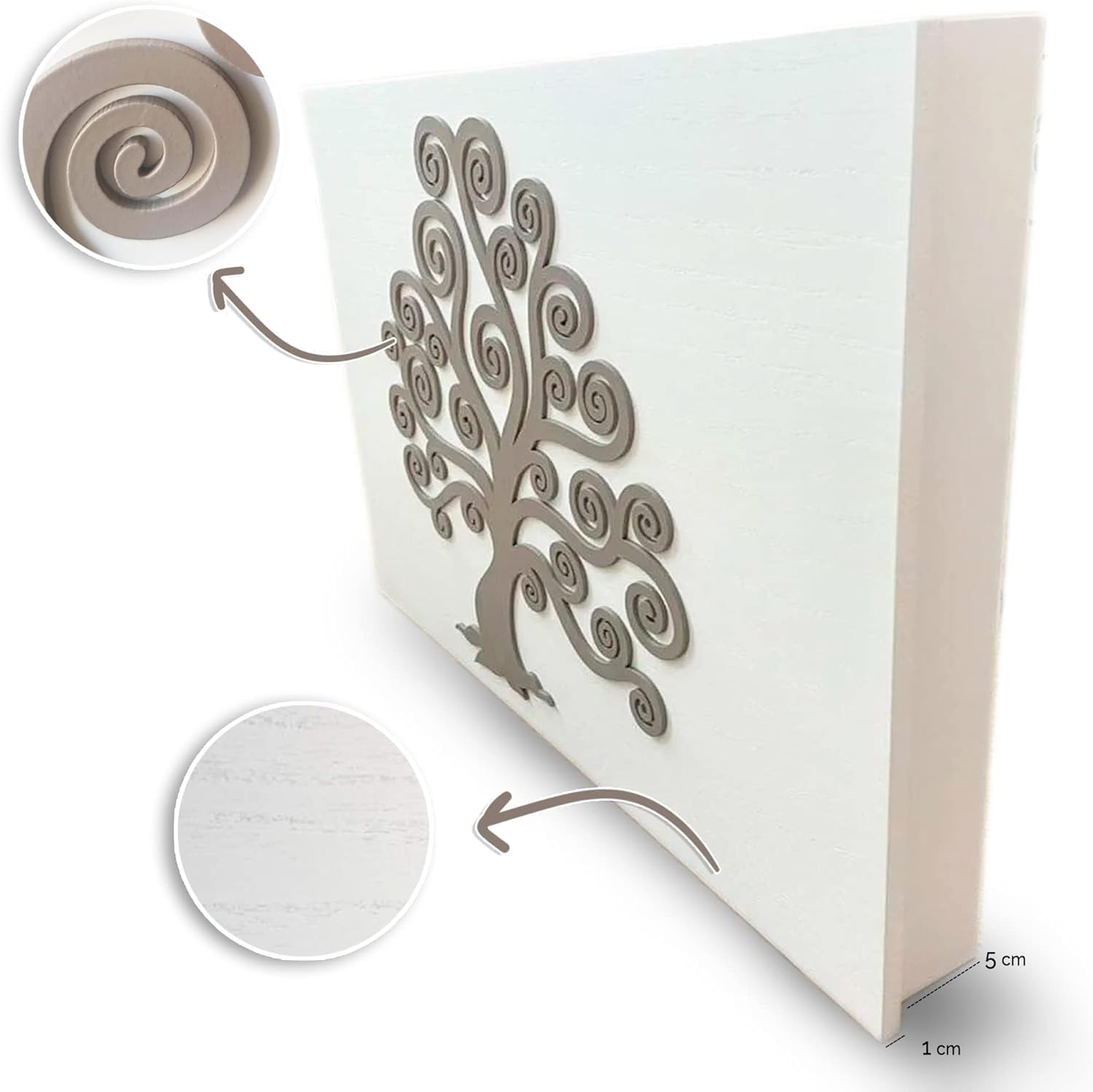 Tapa Cuadro Electrico de Madera / Cubre Contador de Luz de Pared / Tapa Registro Electrico de Diseño Arbol De La Vida con Colgador de Llaves