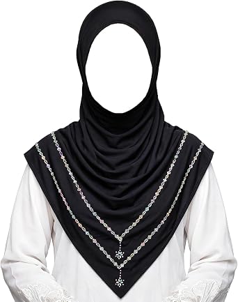 Instant Hijab For Women Ready To Wear Hijabs Rhinestone Head Scarf