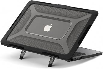Soonjet ShockBumper for MacBook Pro 16 inch Case 2026-2021 | M5 M4 M3 M2 M1 Pro/Max | Drop Protection | Clear Protective Hard Shell Laptop Cover | Bumper Black