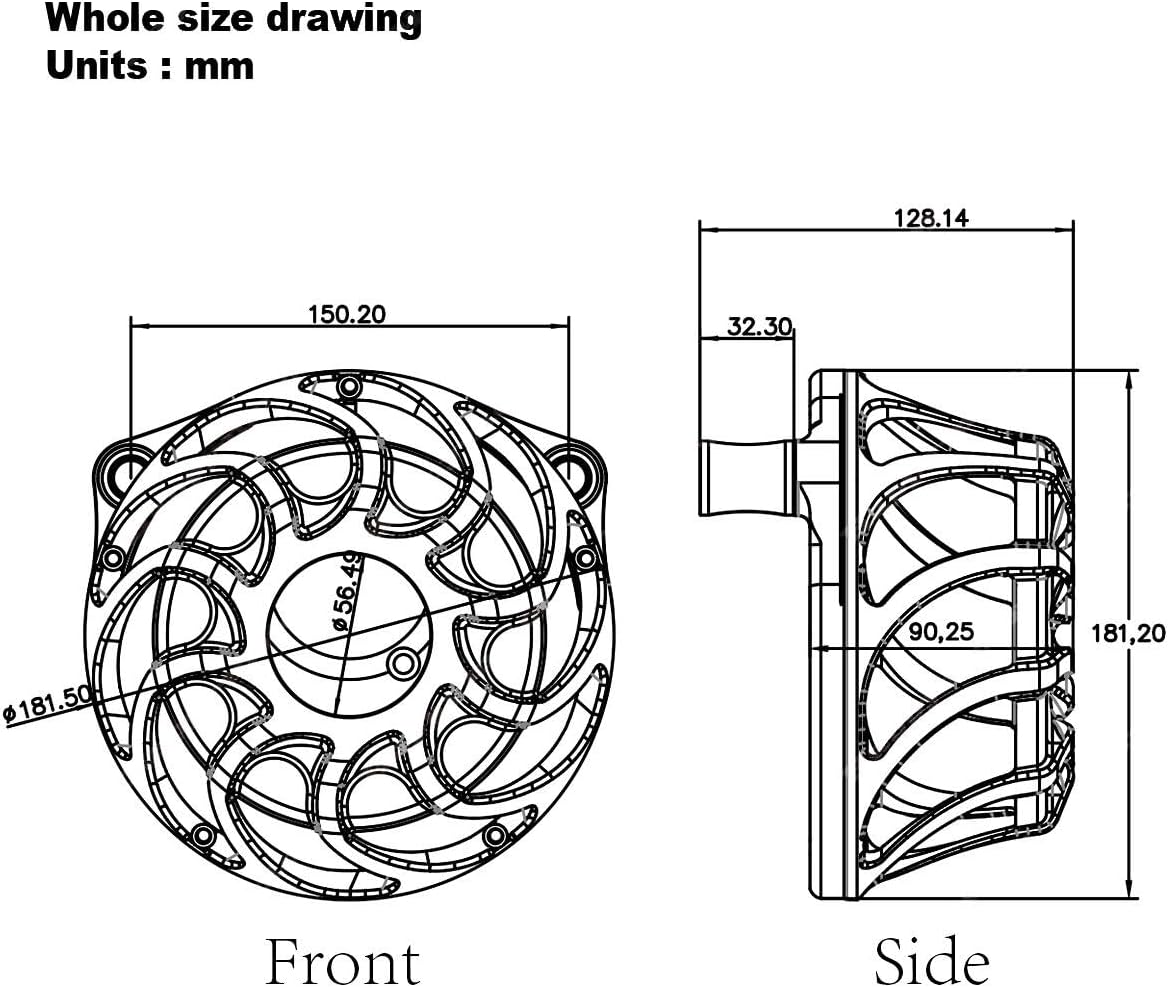 For harley air cleaner filter Touring street glide road king electra tri trike Dyna Sportster XL 883 1200 Softail air intake (Drift style -Chromed, B-For Softail/Dyna 93-15 ，Touring 01-07)
