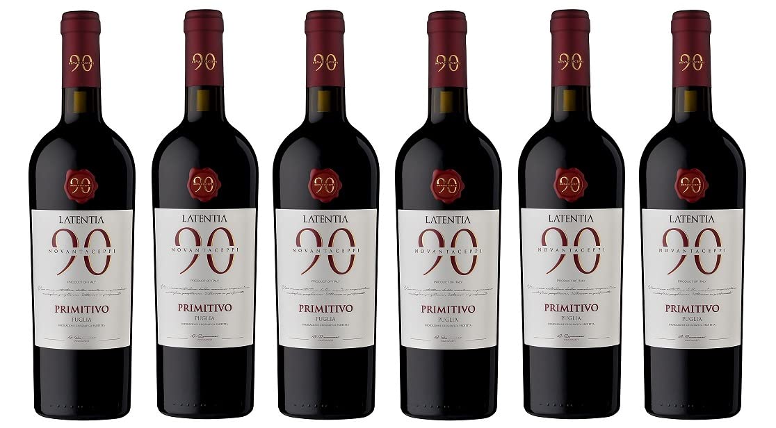 6x 0,75l - 2024er - Latentia - Novantaceppi - Primitivo