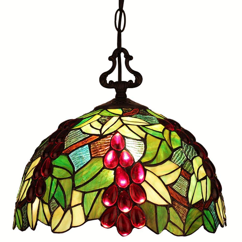HJRegaFimu 12-inch Restaurant Heart Ceiling Pendant Lights Mediterrangcid American Country Bar Counter Lamp Elegant Dining Room Chandeliers (a)