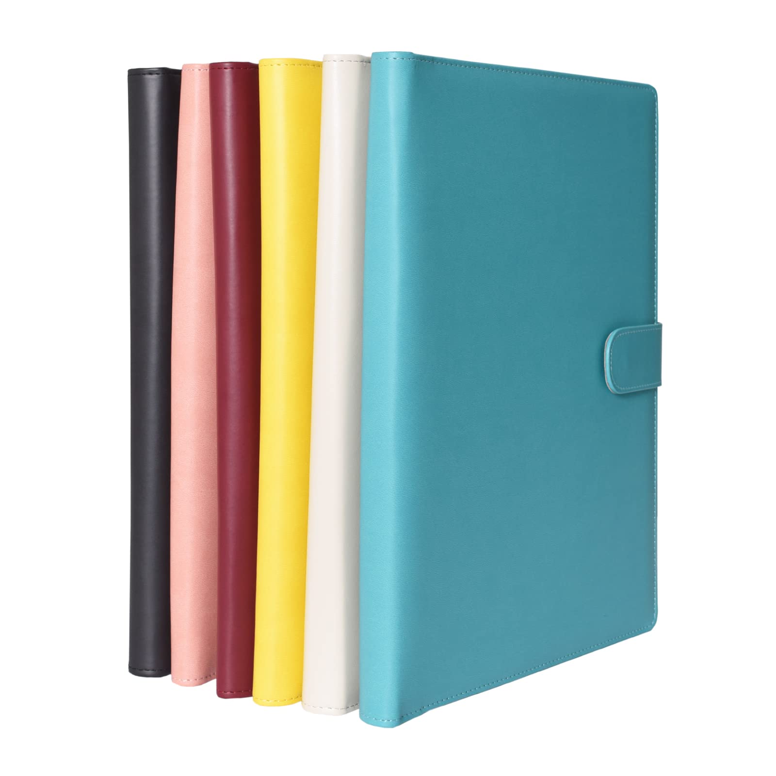12.8*9.6 Inch Portfolio Case Padfolio Smart Phone Is Usable In Document Organizer Conference File Folder With A4/Letter Size Clipboard And Notepad (Pink - View #8