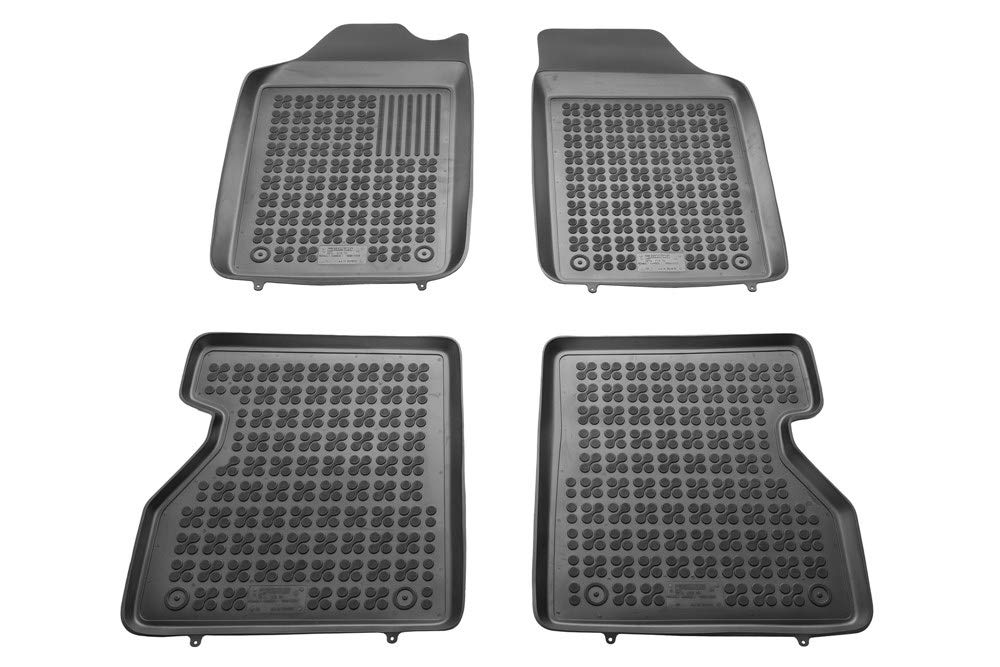 MTM Tappetini Gomma per Renault Kangoo I 05.1998-12.2007 Design a Vaschetta, su Misura con Bordi Rialzati cod. 3D 5641