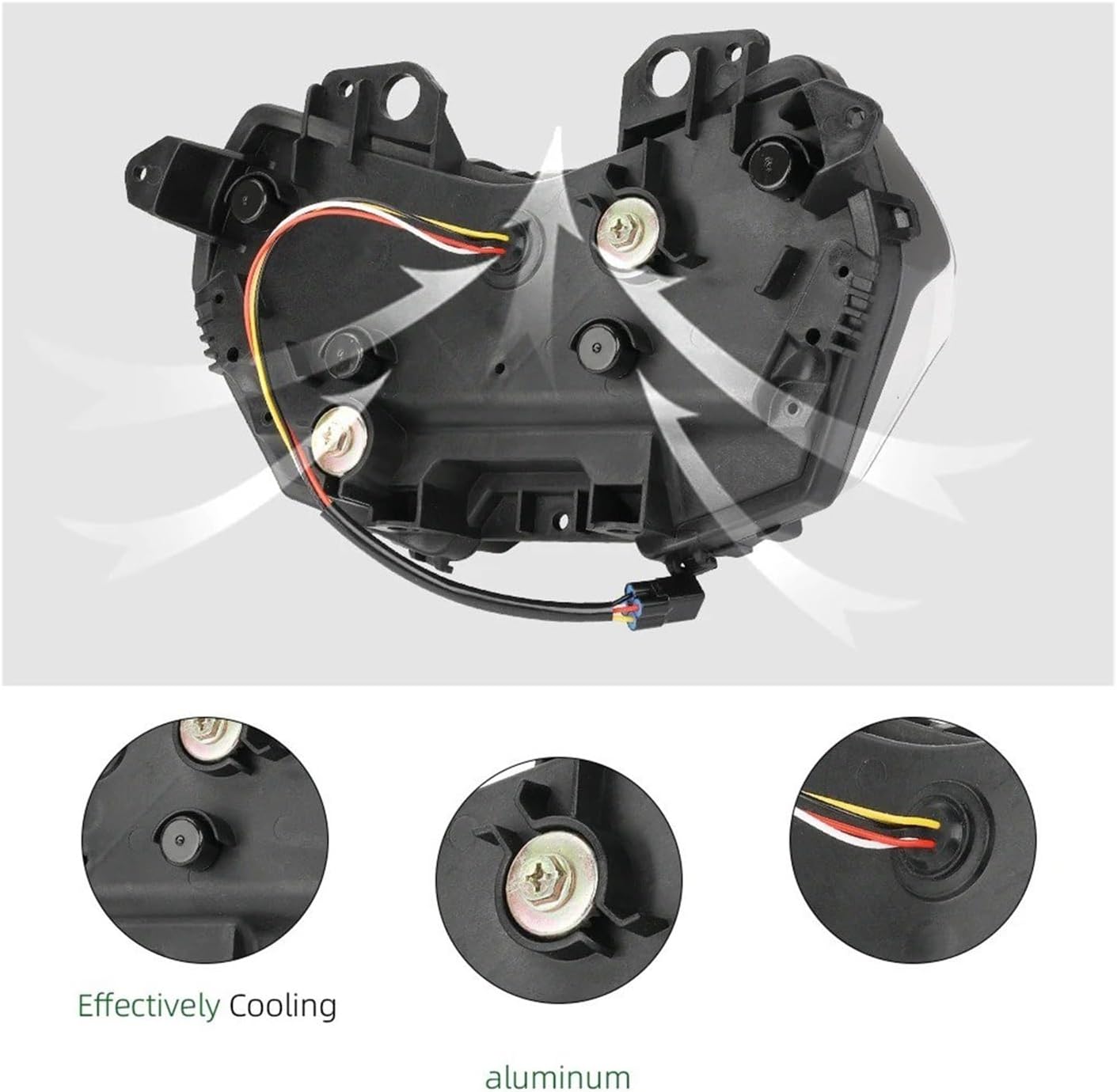 オートバイのヘッドライトアセンブリ に適合するZ250 に適合するZ650