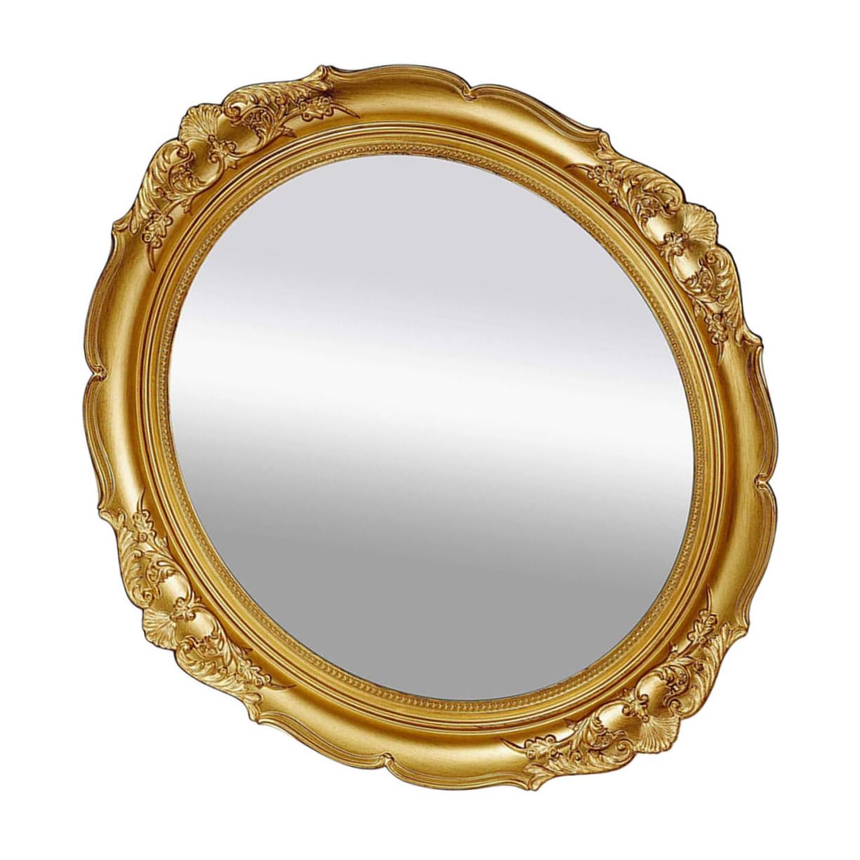 Miroir cosmétique pour femme rétro Healvian avec cadre sculpté haut de gamme