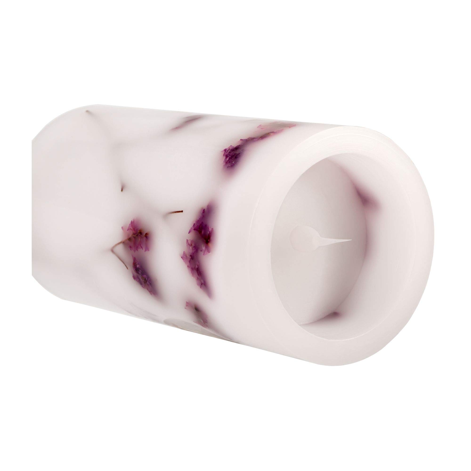 Pauleen 48129 Shiny Bloom Candle świeca woskowa na baterie z funkcją programatora czasowego na 6 godz., timer, świeca LED, zestaw 2 szt.