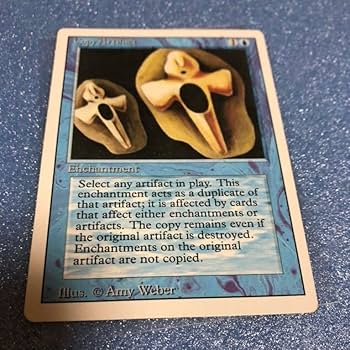 Amazon.co.jp: MTG コピーアーティファクト Copy 3ED Revised 青R レア