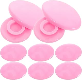 GANAZONO 8 Piezas Hebillas Magnéticas para Dorsales de de Fijación Segura para Corredores Accesorios y Cómodos Rosa para Maratón Deportivos