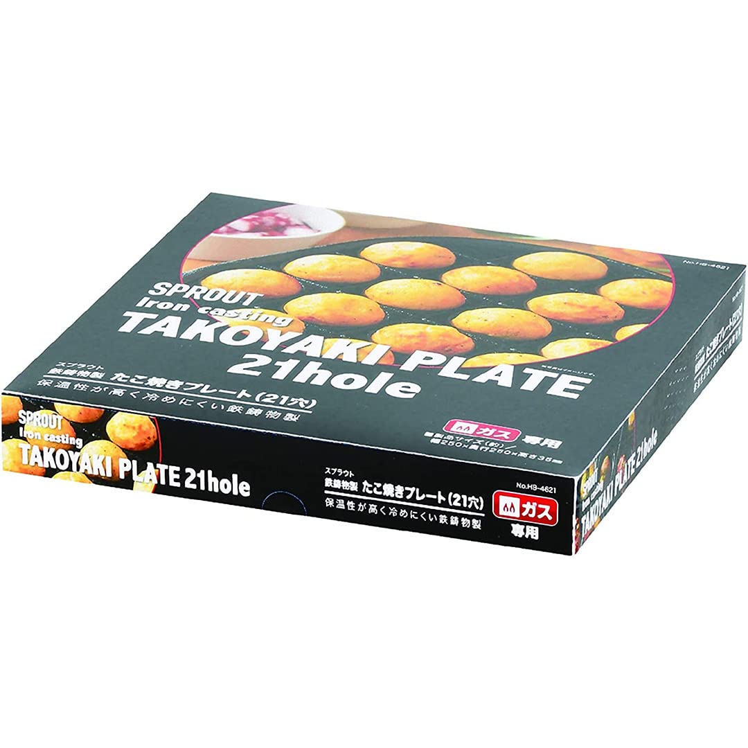 TIKUSAN Takoyaki Maker Skillet 21 stampi Piastra Giapponese