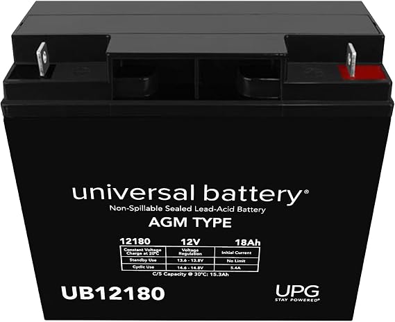 UPG UB12180 D5745 AGM 12V 18AH 12 Volt 18 Amp SLA Battery