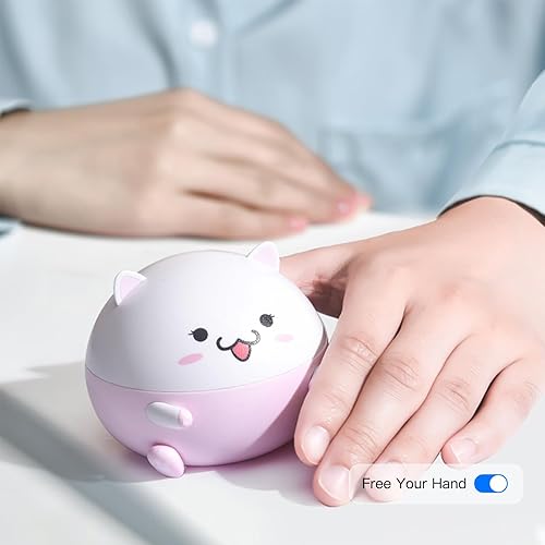 Miniatura 6 de Bonito limpiador de lentes de contacto, máquina de limpieza de fundas con estuche de remojo de solución y herramienta aplicadora de lentes de