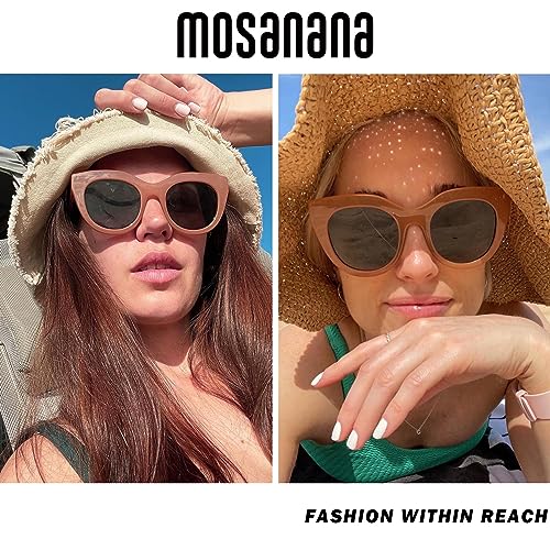 mosanana Oversized Cat Eye Sunglasses for Women Trendy Style Model Mantis2