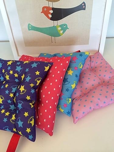 Miniatura 2 de Cojín para silla de relleno de 11 x 11 pulgadas, parte trasera cuadrada, de algodón de polipropileno, para niños, niños y niñas