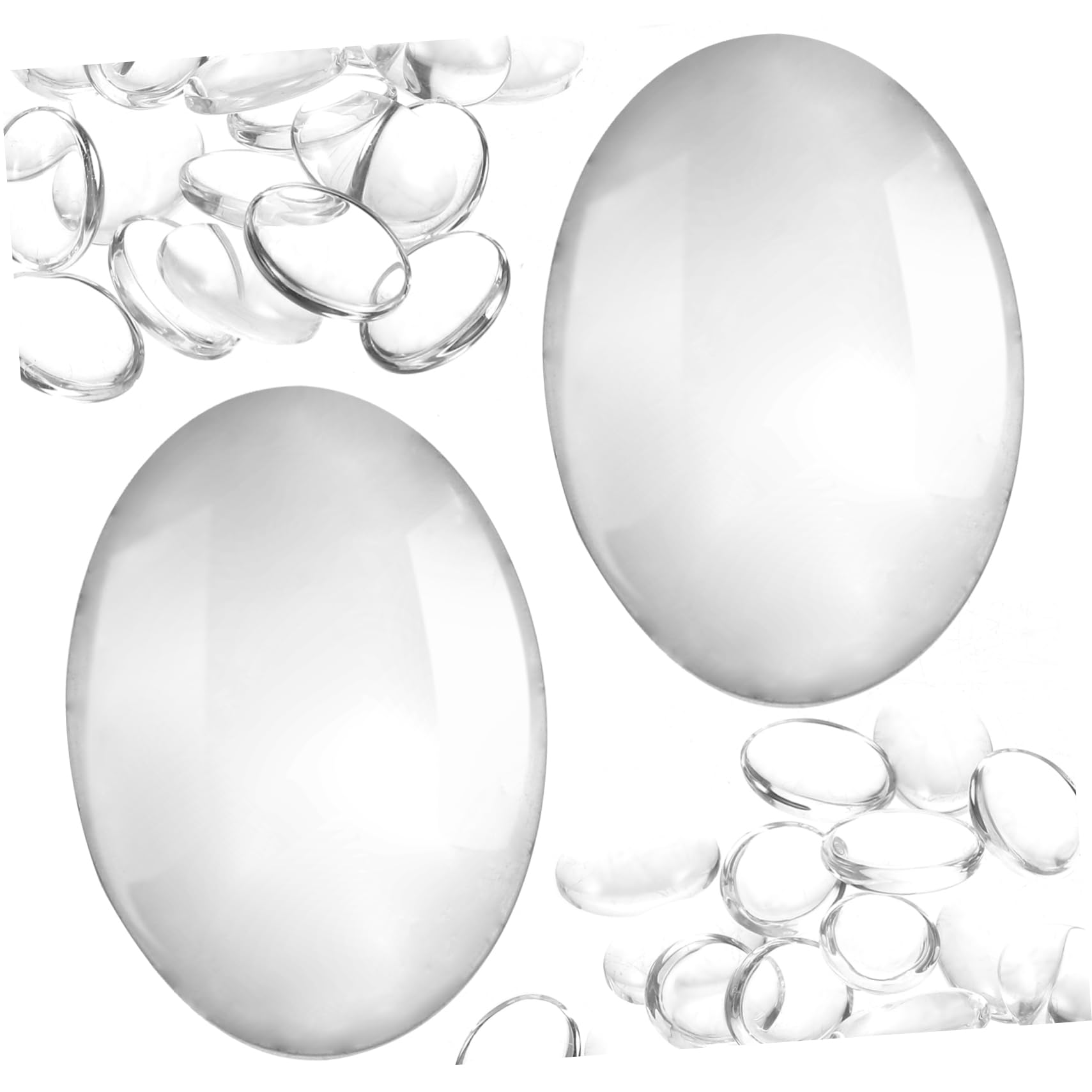 VICASKY Nail Beads Professional False Nail Showing Beads Glass Card Display Holder