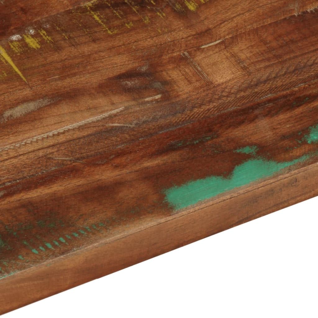 vidaXL Piano Tavolo 120x70x2,5 cm Rettangolare in Massello di Recupero, Piano per Tavolo Rettangolare, Piano Tavolo in Legno, Piano per Tavolo da Pranzo