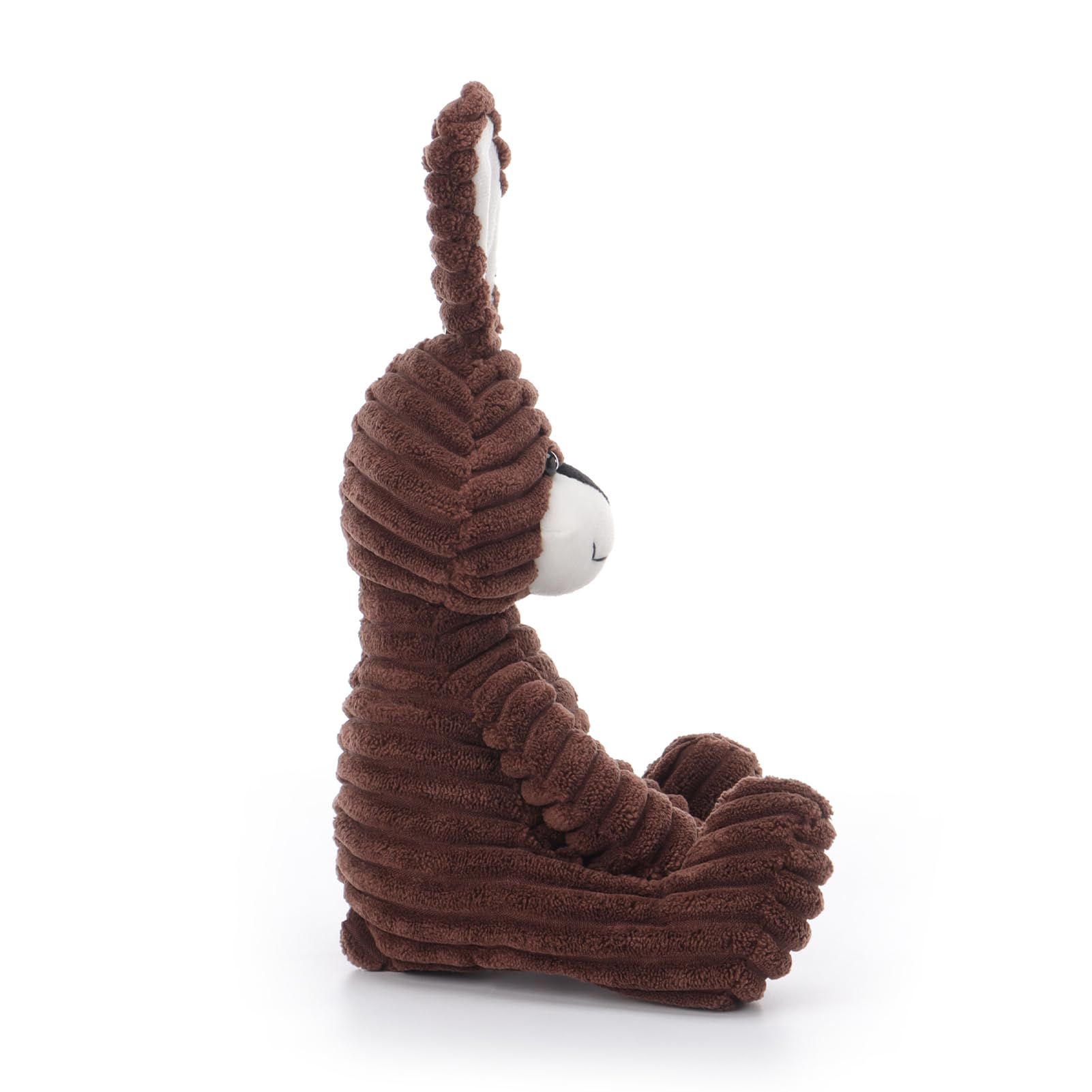 Apricot Lamb Brown Corduroy Bunny Plushies Stuffed Animals for Baby Girl and Boy Soft Cute Plush Toys for Kids Rabbit 9 Inches - Image 3