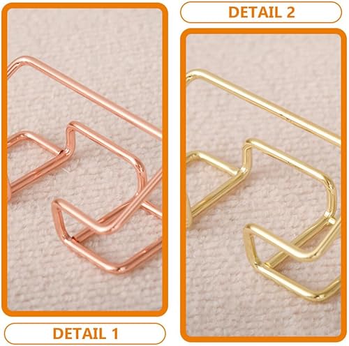 Miniatura 7 de NUOBESTY 3 unids titular de la tarjeta de visita de hierro escritorio tarjeta de visita soporte organizador titular de la tarjeta de nombre para la