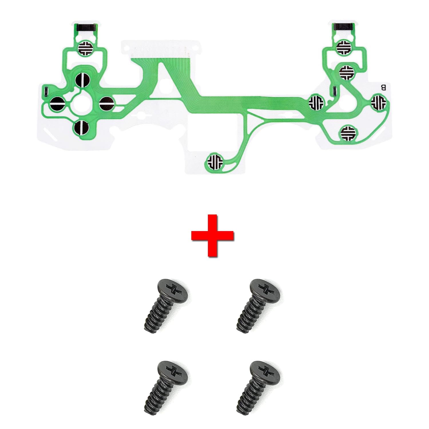 SIL I-TECH Ps-4 Controller Conductive Film Sheet JDM 055 JDM 050 + Ps-4 Controller Screws - (1 Piece Coductive Film + 4 Pieces Screws) (B0D8ZMNV3V) Amazon Price History, Amazon Price Tracker