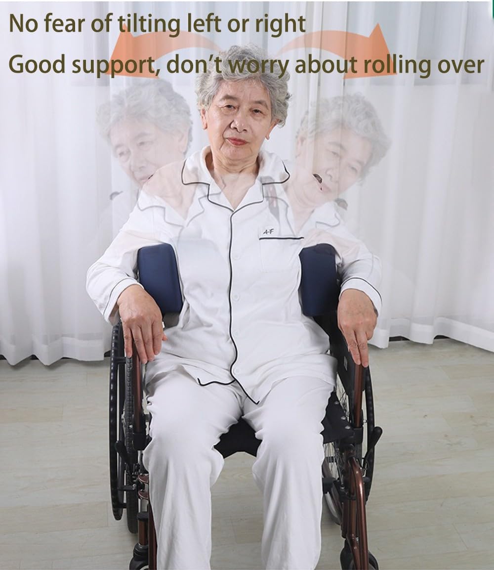 Rollstuhl Kopfstütze Nackenstütze Bequeme Sitzrückenkissen Kissen Adjustable Polster für Erwachsene Tragbare Universal-Rollstuhl-Zubehör