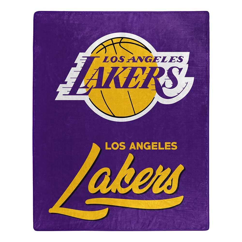 Northwest NBA Los Angeles Lakers Unisex-Adult Raschel Throw Blanket, 50