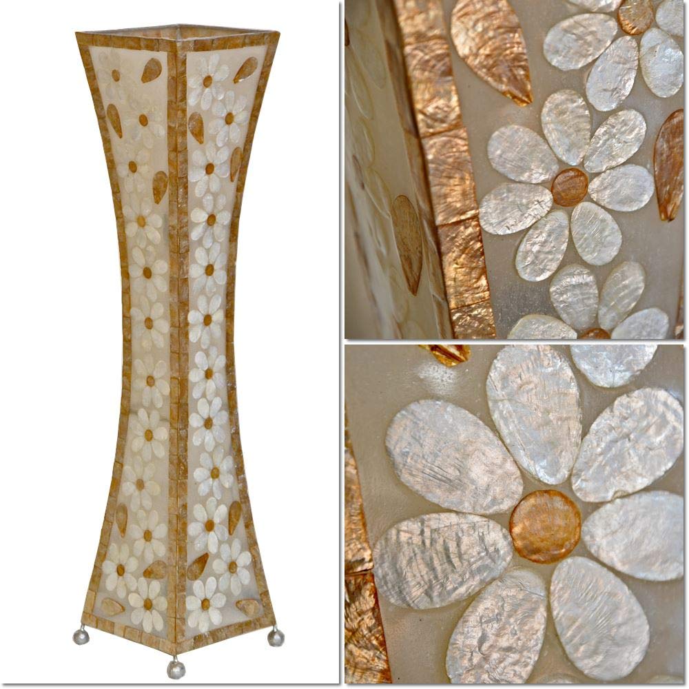 Amazon.co.jp : MANJA SLA-0025-GB アジアン照明 レジン シェル フロア