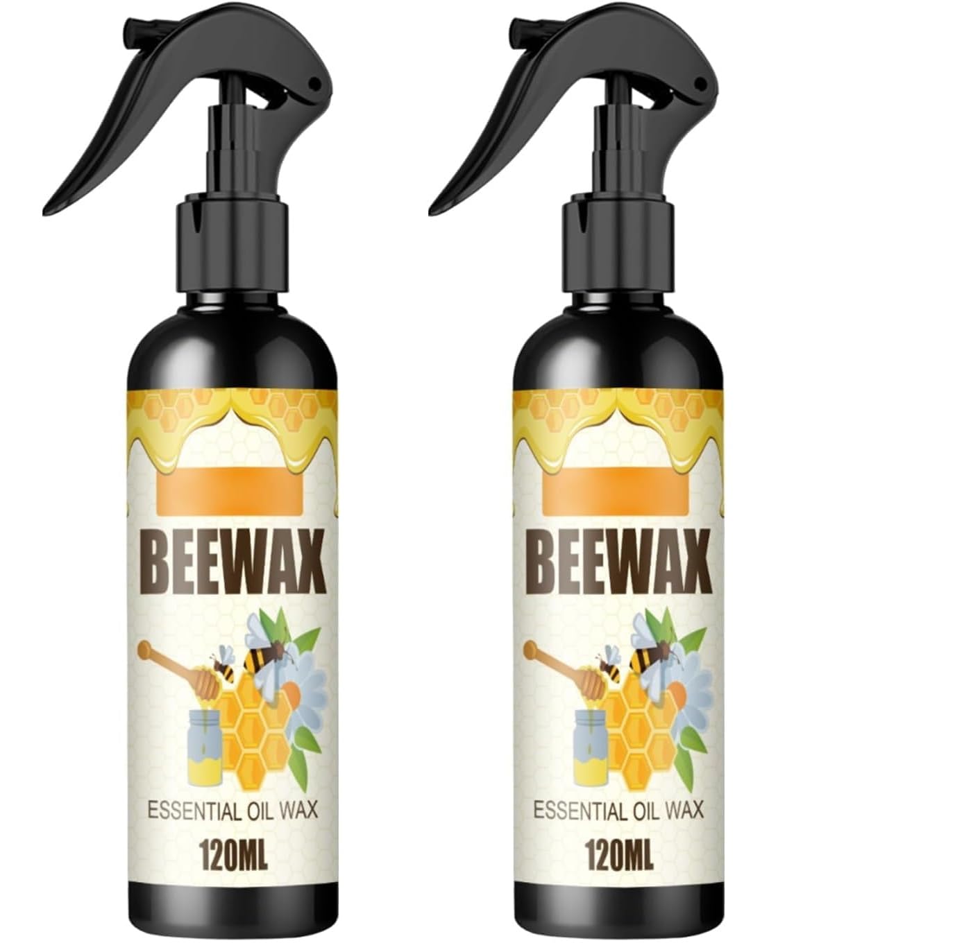 IKONEXX Natural Beeswax Spray,Furniture Polish&Cleaner For Wood Furniture Care Multipurpose Use Micro-Molecularized Seasoning Beewax Spray 120Ml(2) (B0CR996JZ2) Amazon Price History, Amazon Price Tracker