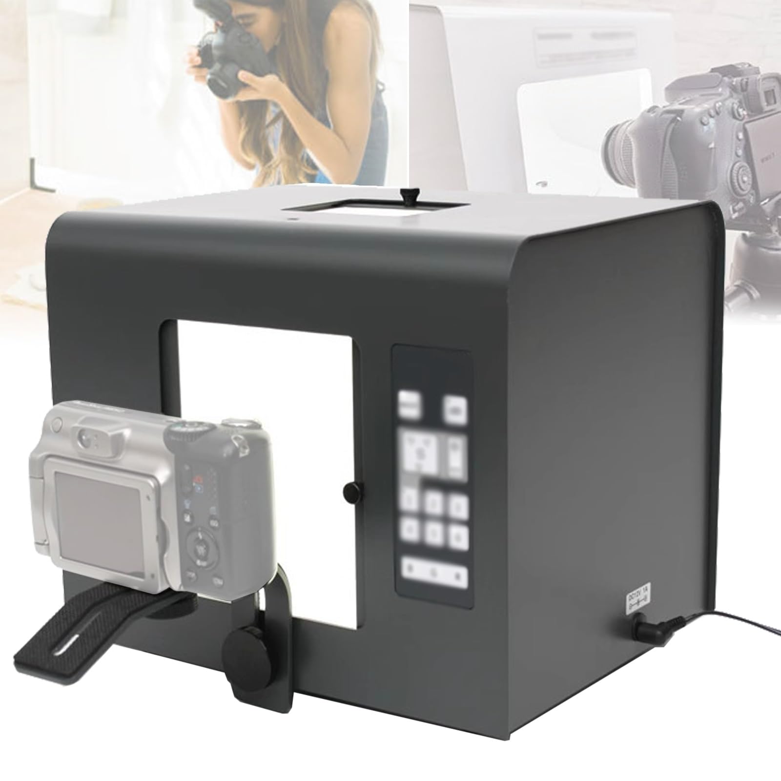 Caja de luz para Estudio fotográfico Profesional con 6 Modos de iluminación conmutables para Disparos con cámara, Carpa de luz portátil para fotografía (cámara no incluida)(L)
