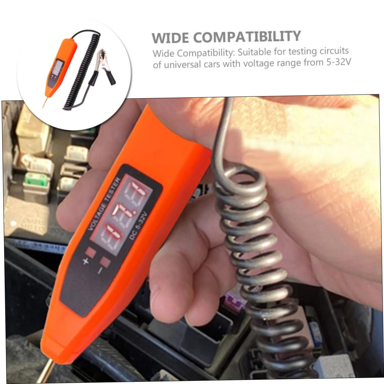 Alipis 5 Pièces Stylo De Test De Tension Testeur De Tension Pouvoir Testeur De Fusible De Tension De Voiture Automobile Testeur De Fusibles De Voitures Outil Usb Numérique Électronique