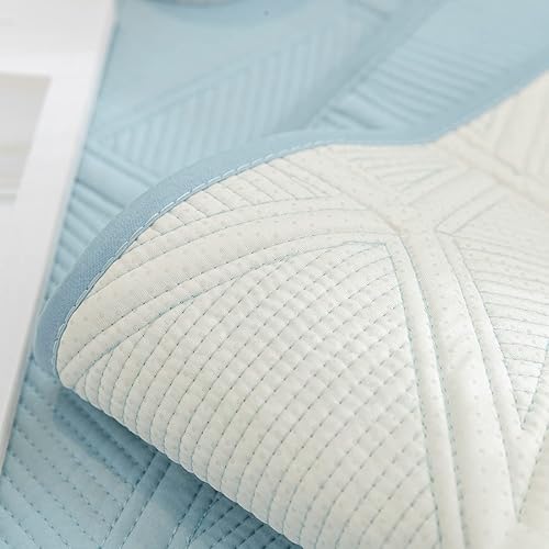 Miniatura 7 de vctops Funda de sofá bordada de color sólido para sofá, funda acolchada de algodón para sofá modular, suave y antideslizante para perros, niños y