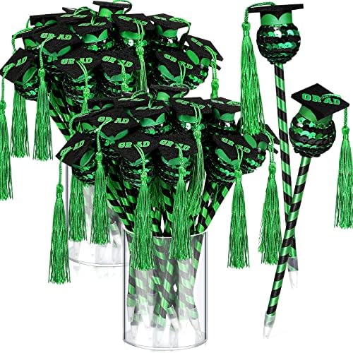 24 Pcs Graduation Cap Ballpoint Pen, Congrats Grad
