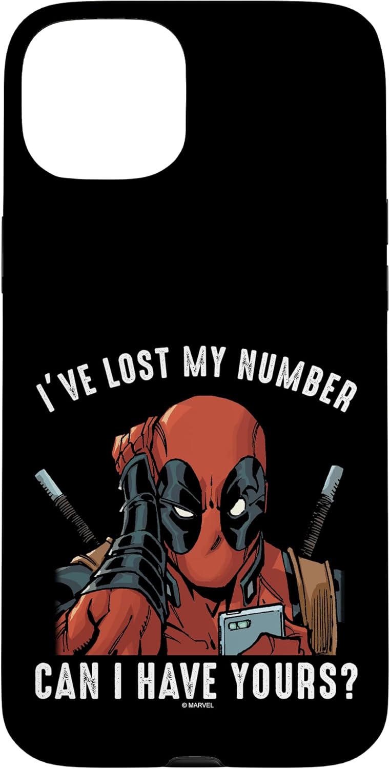 Marvel Deadpool I've Lost My Number Can I Have Yours Case for iPhone 15