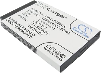 VINTRONS 1500mAh Battery for Cisco CP-7925G-EX-K9, 7026G,